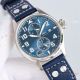 Swiss Made Copy IWC Big Pilot's TWF Cal.69355 Blue Dial Blue Leather Strap (8)_th.jpg